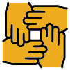 Hands Overlapping Icon