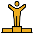 Person on Pedastal Icon